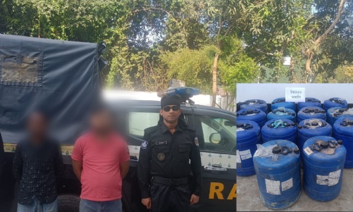 মিয়ানমারে পাচারকালে রামুতে পাঁচ শতাধিক লিটার অকটেন উদ্ধার, ২ পাচারকারী আটক