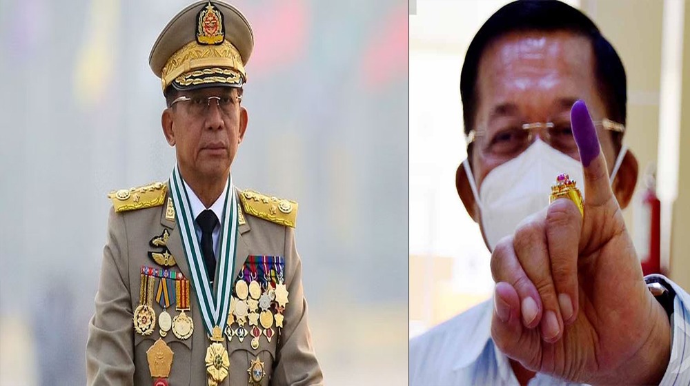 যুদ্ধাবস্থার মাঝেই মিয়ানমারে নির্বাচনের তোড়জোড় শুরু জান্তার