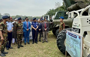 বগুড়া সেনানিবাসে ৭দিন ব্যাপী সমরাস্ত্র প্রদর্শনীর উদ্বোধন