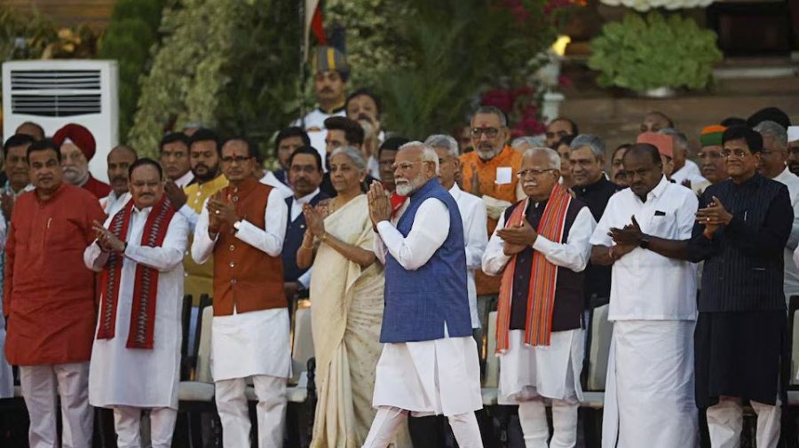 মোদির তৃতীয় মন্ত্রিসভায় ৭২ মন্ত্রী, নতুন মুখ ৯