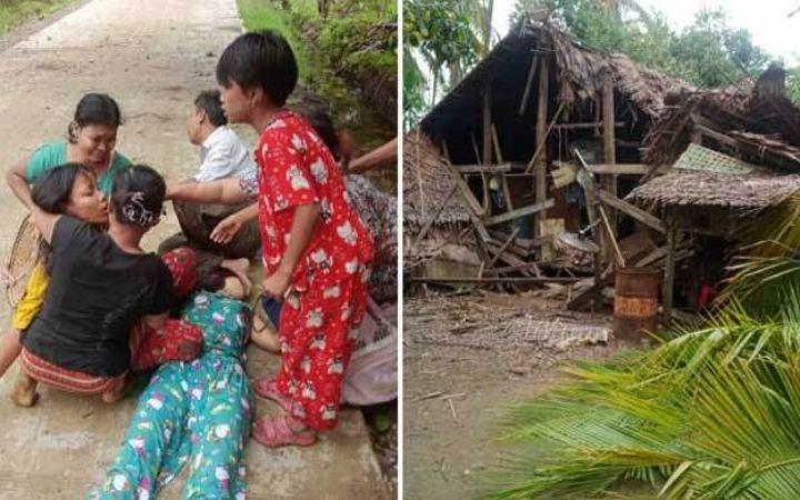 মিয়ানমার সেনাবাহিনীর বিমান হামলায় নিহত ৬