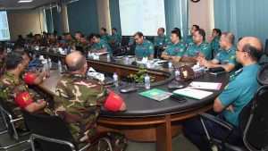 ডিএমপি কমিশনারের সঙ্গে সেনাবাহিনীর প্রতিনিধিদলের মতবিনিময় সভা অনুষ্ঠিত