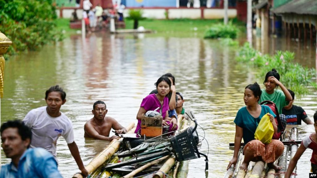 মিয়ানমারে ভয়াবহ বন্যা: বিদেশি সহায়তা চেয়ে অনুরোধ জান্তার
