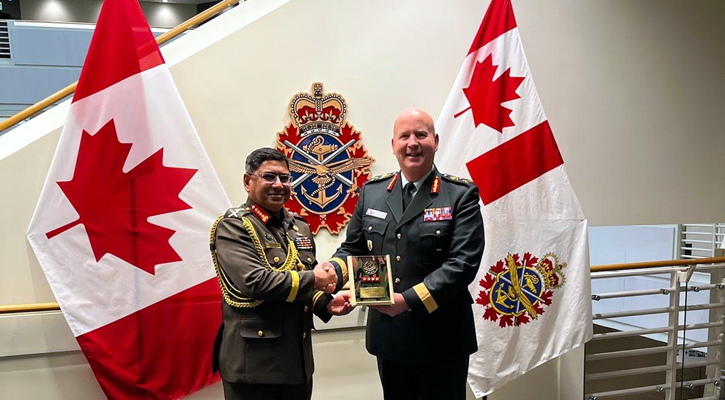কানাডা সফরে ভিসা সহজীকরণ-প্রতিরক্ষা সহযোগিতায় জোর বাংলাদেশ সেনাবাহিনী প্রধানের