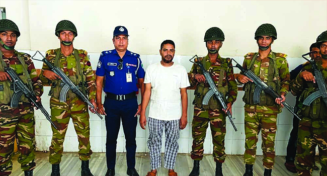 পরিষদে বসে মাদক বিক্রি, সেনা অভিযানে ত্রাণের কম্বল, অস্ত্র ও মাদকসহ ইউপি চেয়ারম্যান আটক