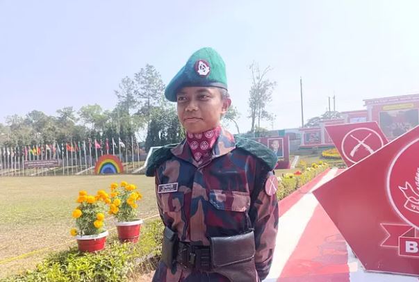 দুর্গম পাহাড় থেকে সীমান্তের অতন্দ্র প্রহরী নুখিংসাই মারমা