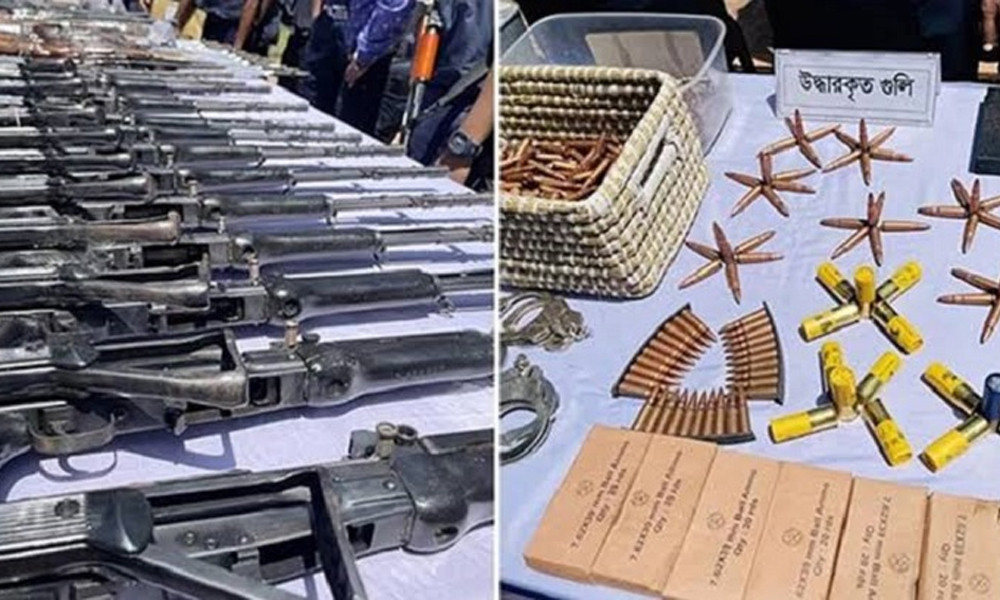 অবৈধ অস্ত্র উদ্ধারে ফের শুরু হচ্ছে যৌথ বাহিনীর কঠোর অভিযান