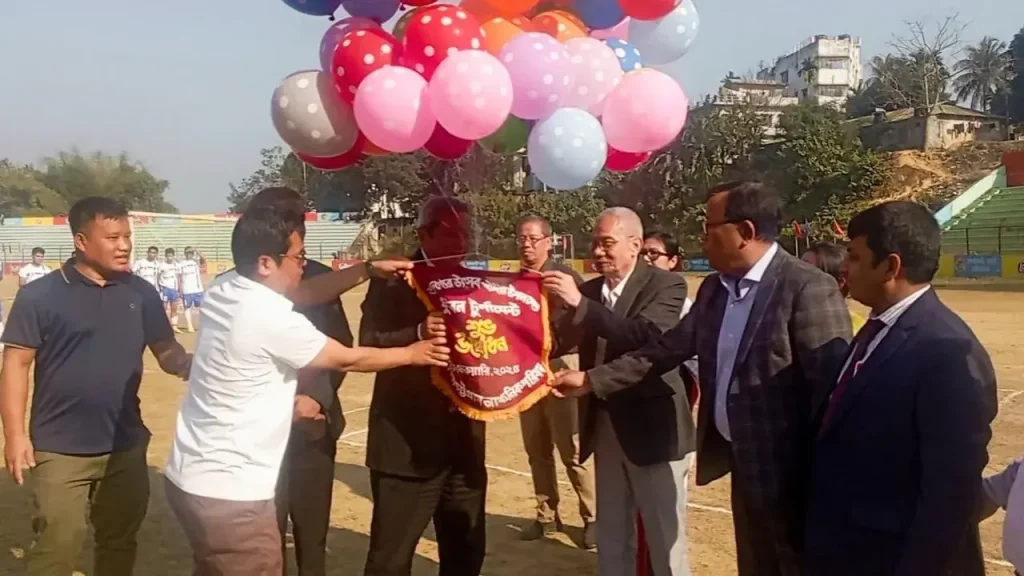 রাঙামাটিতে পার্বত্য চট্টগ্রাম আঞ্চলিক পরিষদের ফুটবল টুর্নামেন্ট শুরু