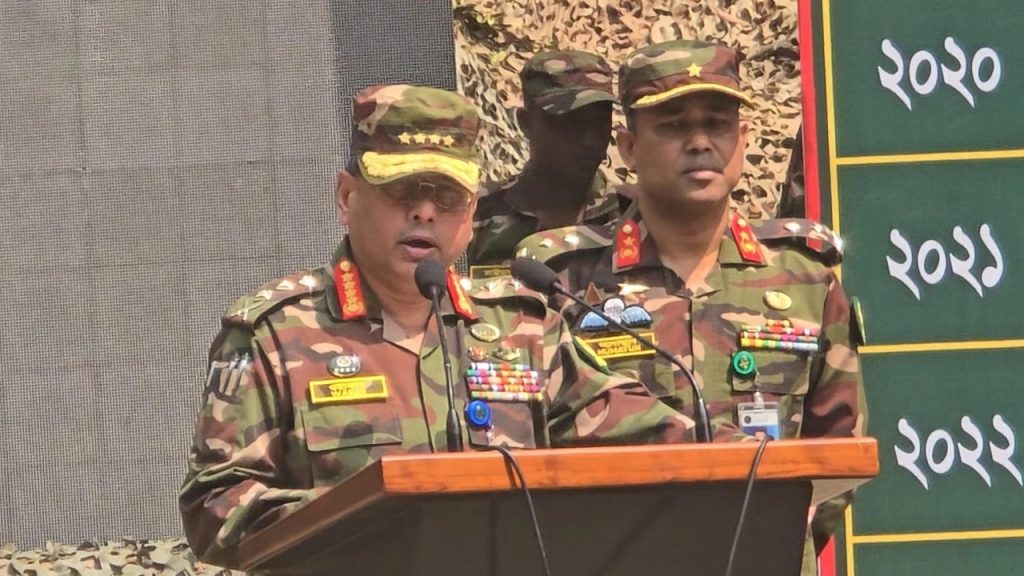 নির্বাচিত সরকার না পাওয়া পর্যন্ত কাবাংলাদেশ সেনাবাহিনী ফায়ারিং প্রতিযোগিতা-২০২৫ অনুষ্ঠিতজ করে যাবে সেনাবাহিনী- সেনাপ্রধান