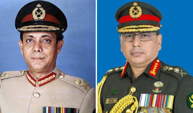 গণতন্ত্র পুনরুদ্ধারে বাংলাদেশে দুইজন সেনাপ্রধান অনন্য নজির স্থাপন করেছেন