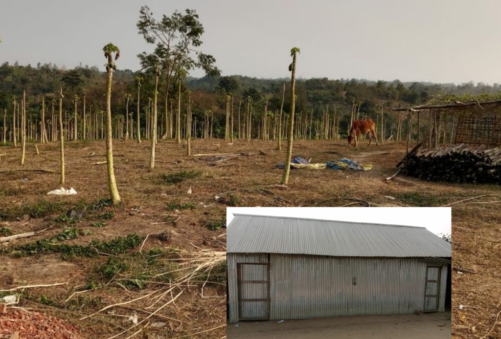 খাগড়াছড়িতে নিজ ভূমি থেকে বাঙালি পরিবারকে উচ্ছেদের চেষ্টা ইউপিডিএফের