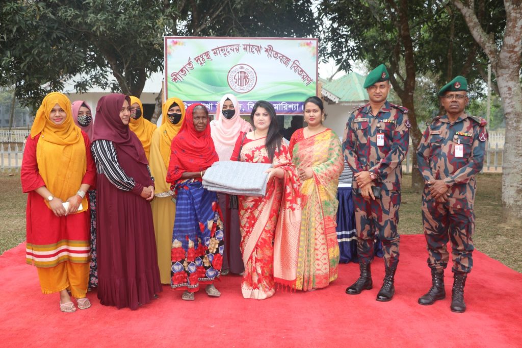 বাঘাইছড়িতে সীপকস’র উদ্যোগে শীতবস্ত্র বিতরণ