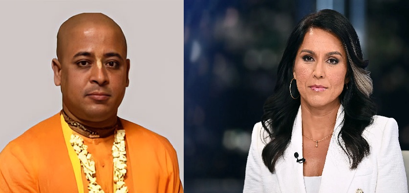 ইসকন নেতা চিন্ময়ের মুক্তি চেয়ে তুলসী গ্যাবার্ডকে চিঠি