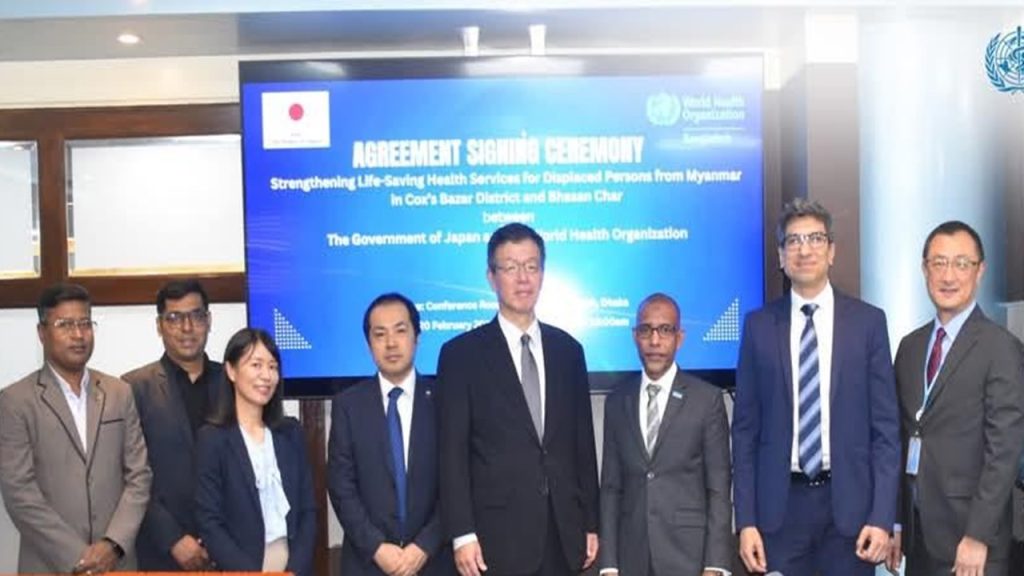 রোহিঙ্গাদের স্বাস্থ্যসেবায় ৩.২ মিলিয়ন মার্কিন ডলার দেবে জাপান