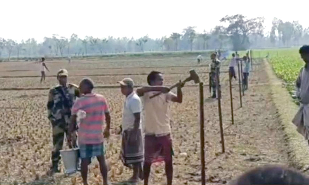 সীমান্তে আরো ১০০টি স্থানে ভারত কাঁটাতারের বেড়া দেবে ভারত!