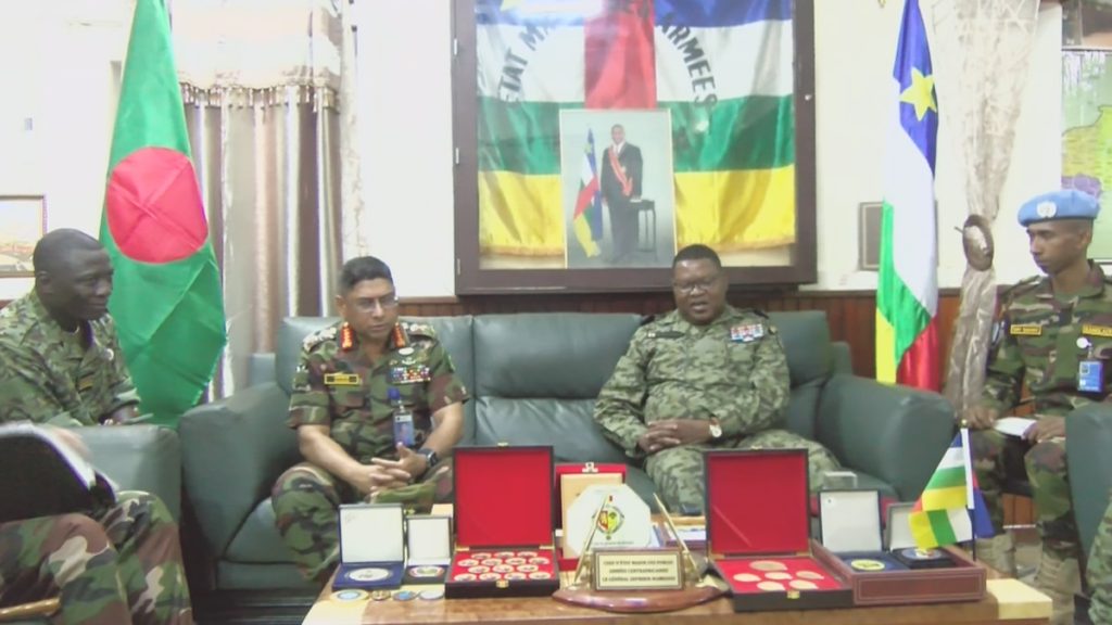 বাংলাদেশের সঙ্গে সামরিক কূটনীতি বাড়াতে আগ্রহী সেন্ট্রাল আফ্রিকান রিপাবলিক