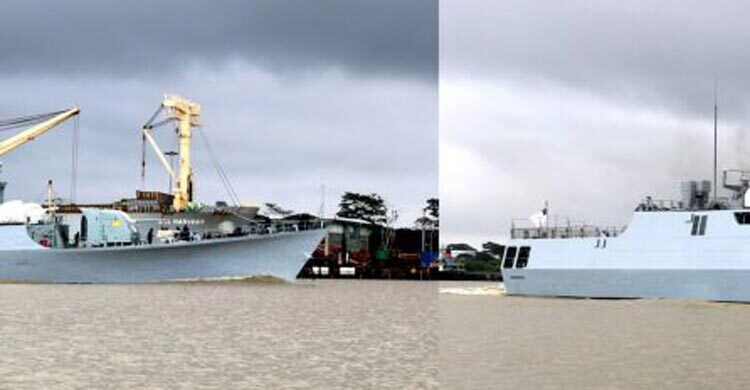 বঙ্গোপসাগরে শুরু হলো বাংলাদেশ-ভারতীয় নৌবাহিনীর মহড়া