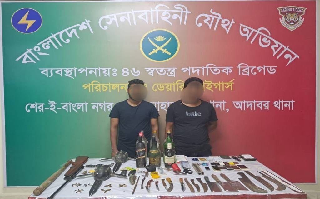 সারাদেশে যৌথ বাহিনীর অভিযানে গ্রেফতার ২০৪, অবৈধ অস্ত্র ও মাদক উদ্ধার