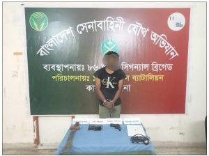 সারাদেশে যৌথ বাহিনীর অভিযানে গ্রেফতার ২০৪, অবৈধ অস্ত্র ও মাদক উদ্ধার