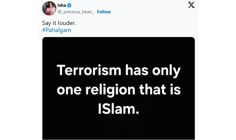 কাশ্মীরে সন্ত্রাসী হামলার পর সোশ্যাল মিডিয়ায় মুসলিম গণহত্যার আহ্বান!