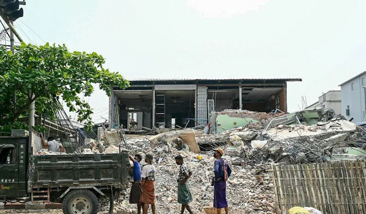 ভূমিকম্পে বিধ্বস্ত এলাকায় ত্রাণের প্রবেশ সীমিত করেছে মিয়ানমারের সেনাবাহিনী