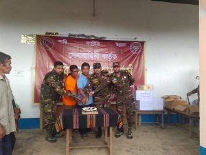 গুড ফ্রাইডে উপলক্ষে পাহাড়ে সেনাবাহিনীর মানবিক সহায়তা ও চিকিৎসা সেবা প্রদান