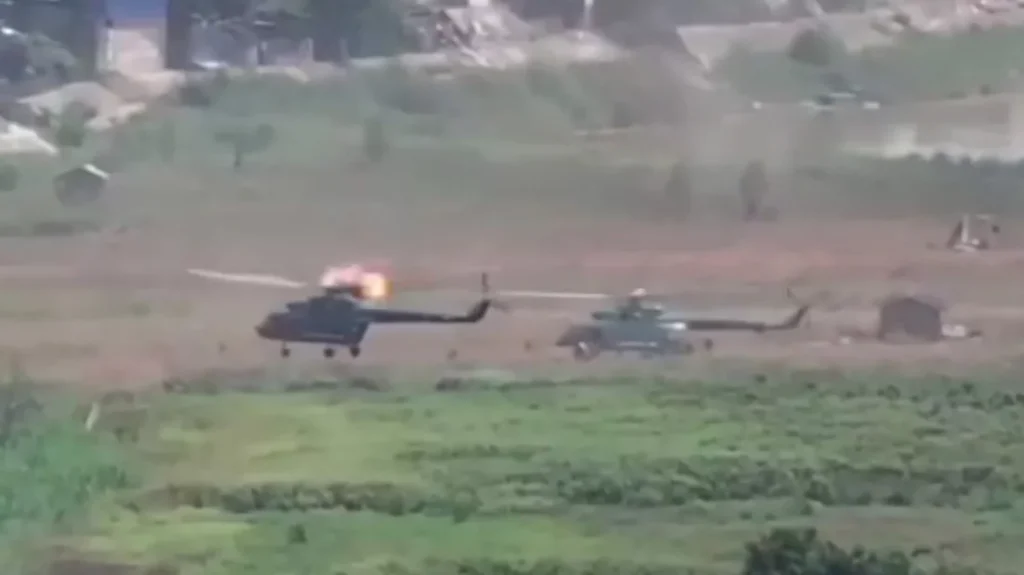 কাচিন রাজ্যের ‘ভামো’ দখলের লড়াইয়ে দুটি জান্তা হেলিকপ্টার ভূপাতিত