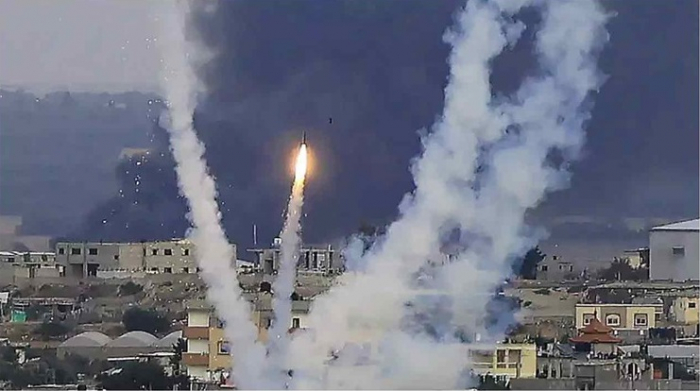 এবার গাজা থেকে ইসরায়েলে রকেট হামলা