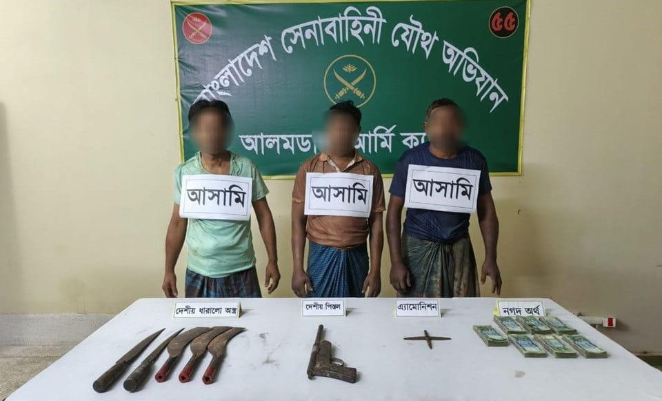 সপ্তাহজুড়ে সারা দেশে ৩৮৫ অপরাধীকে ধরল যৌথবাহিনী