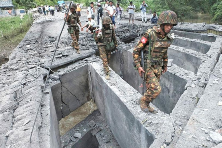 মিয়ানমারে বিদ্রোহী গ্রুপগুলোর সংঘর্ষে উত্তপ্ত নাইক্ষ্যংছড়ি
