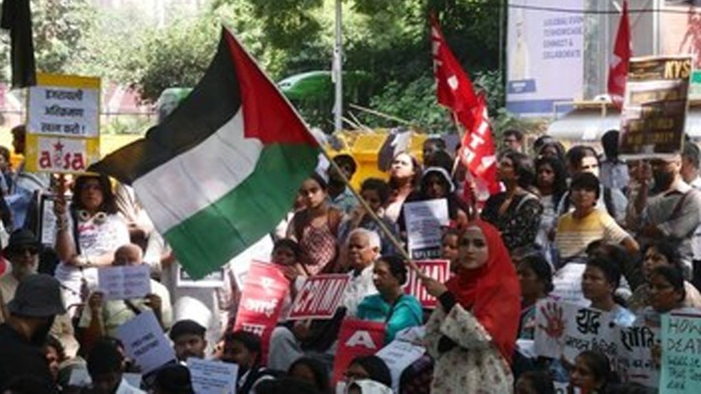 ইসরাইলের সাথে সামরিক ও কৌশলগত সহযোগিতা বন্ধের আহ্বান ভারতীয় নাগরিক সমাজের