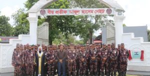 শহীদ ‘বীর প্রতীক আবুল হাসেম’ এর নামে বাবুছড়া ব্যাটালিয়নের মেইন গেইটের নামকরণ