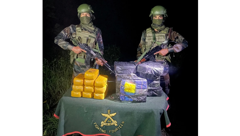 মিজোরামে আসাম রাইফেলসের অভিযানে ৪০ কোটির মাদকদ্রব্য জব্দ