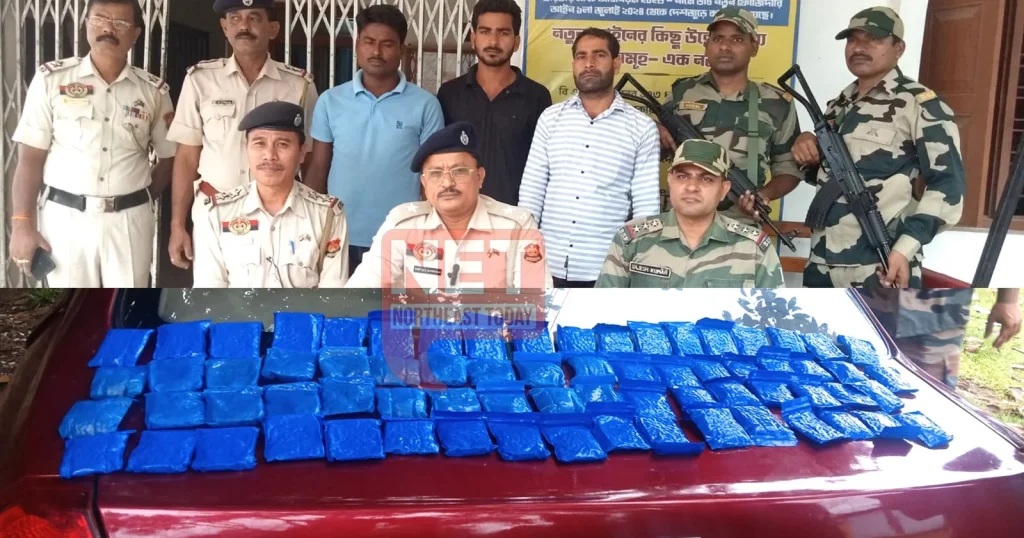 ত্রিপুরায় পুলিশ ও বিএসএফের অভিযানে বিলাসবহুল গাড়ি থেকে কোটি টাকার ইয়াবা উদ্ধার, গ্রেপ্তার ৩