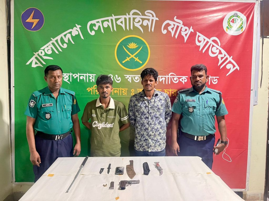 সেনাবাহিনীর তড়িৎ পদক্ষেপ, রাজধানীতে হত্যাকান্ডের ৯০ মিনিট পরই অস্ত্রসহ খুনি আটক