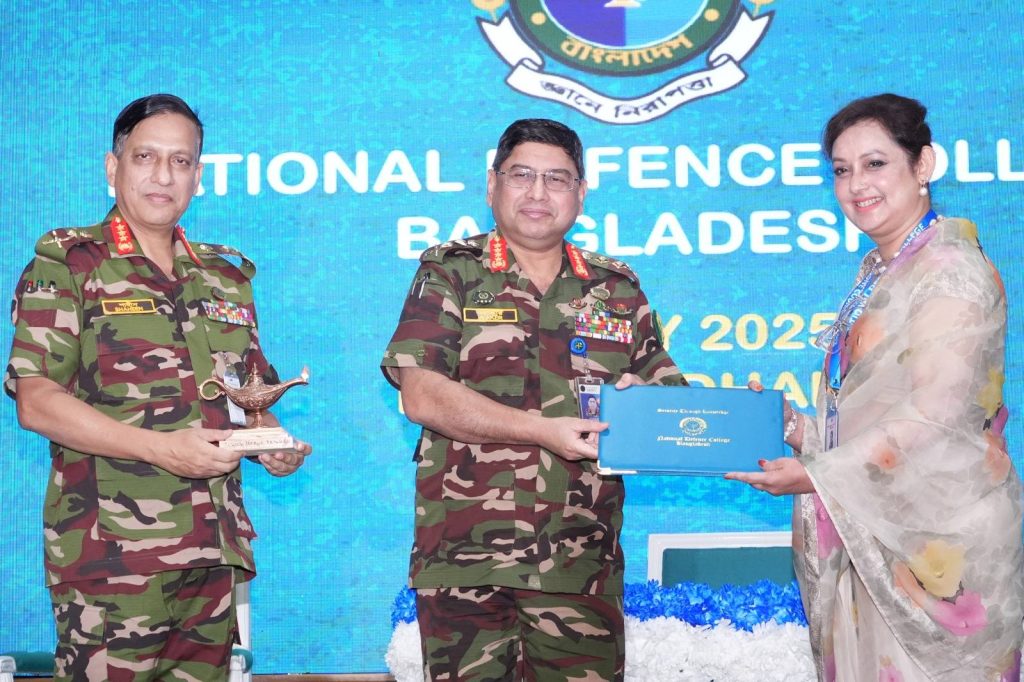 ন্যাশনাল ডিফেন্স কলেজে ক্যাপস্টোন কোর্স ২০২৫/২ এর সফল সমাপ্তি