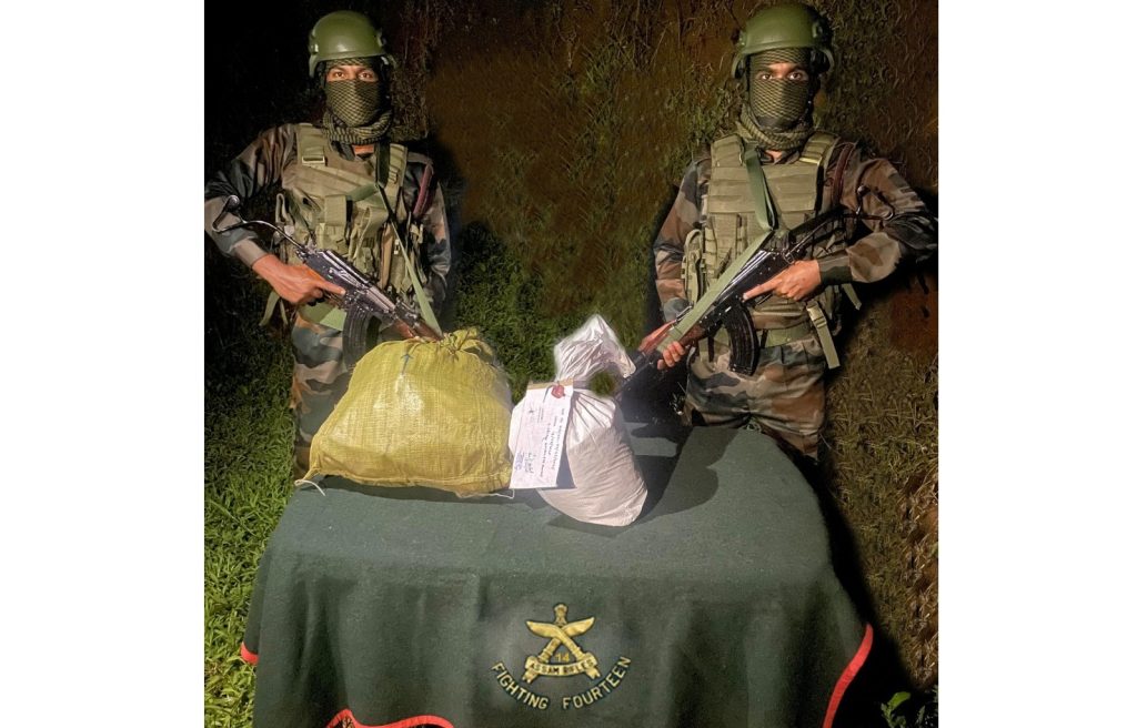 মিজোরাম সীমান্তে ২১ কোটি টাকার মেথামফেটামিন জব্দ করল আসাম রাইফেলস