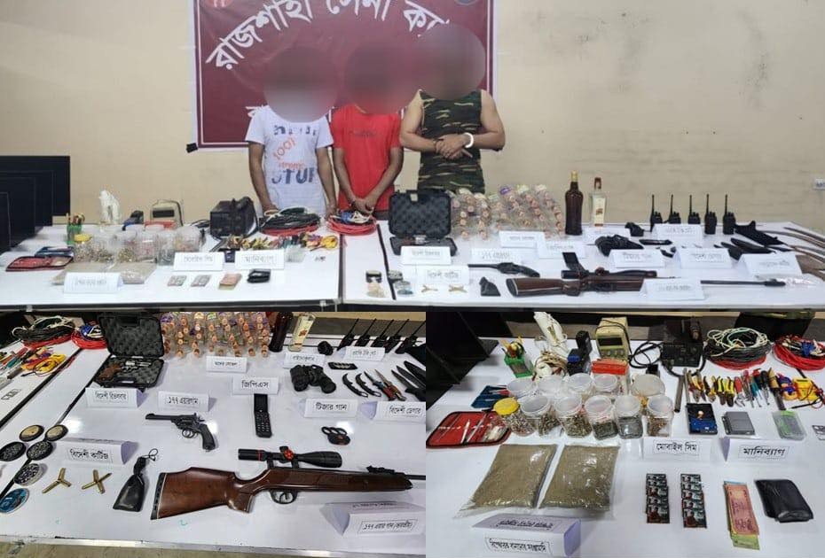 এক সপ্তাহে যৌথ বাহিনীর অভিযানে সারাদেশে আটক ৫৬