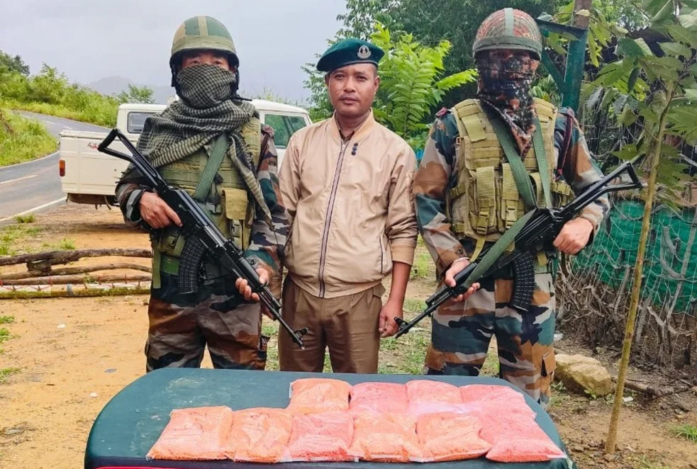 মিজোরামে আসাম রাইফেলসের অভিযানে ৩৩ কোটি টাকার মাদক উদ্ধার