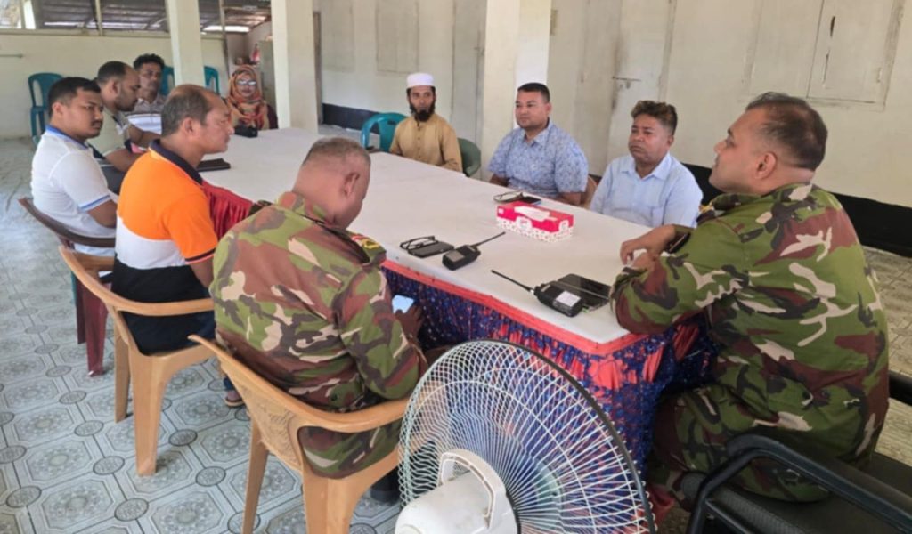 রাঙামাটির রাজস্থলীতে গণমাধ্যমকর্মীদের সাথে সেনাবাহিনীর মতবিনিময় সভা