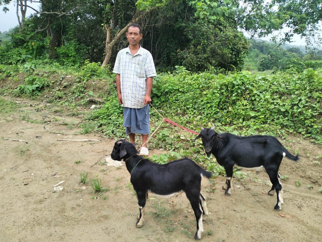 পানছড়ির সীমান্ত এলাকা থেকে দুটি ছাগলসহ ভারতীয় নাগরিক আটক