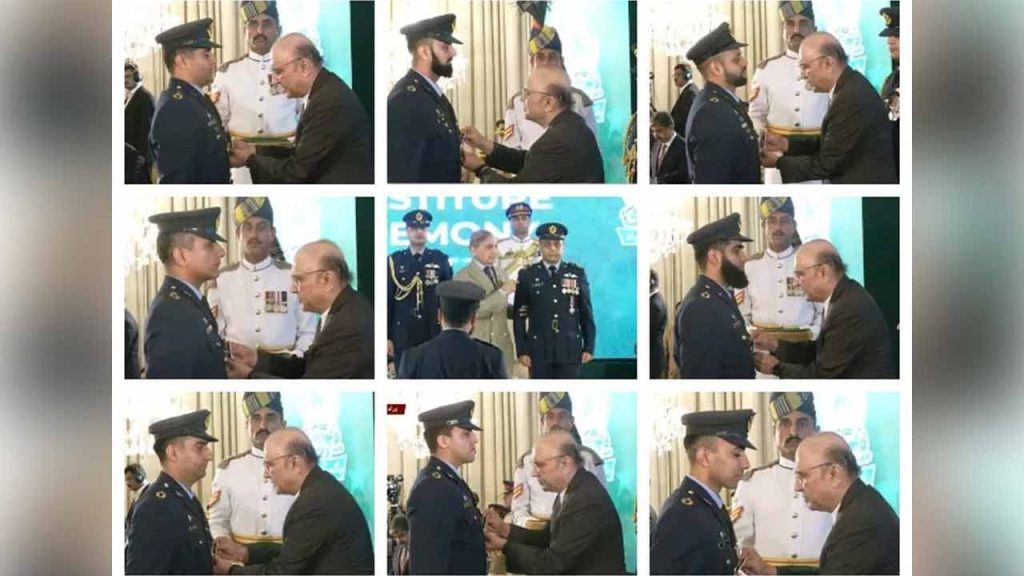 ভারতের যুদ্ধবিমান ধ্বংস করা পাইলটদের সর্বোচ্চ সামরিক পদক দিলো পাকিস্তান