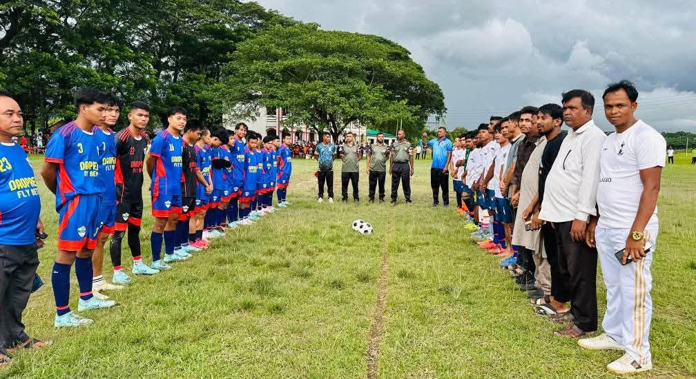 আলীকদমে রিজিয়ন ফুটবল কাপ প্রতিযোগিতার শুভ উদ্বোধন