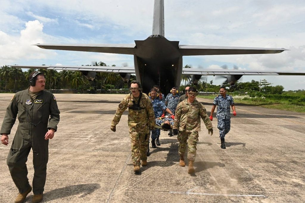 ‘অপারেশন প্যাসিফিক এঞ্জেল ২৫-৩’ এ উড্ডয়ন প্রশিক্ষণ অনুশীলন