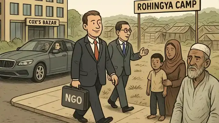 রোহিঙ্গাদের টাকায় বিলাসি আয়েশে বিদেশি কর্মকর্তারা!