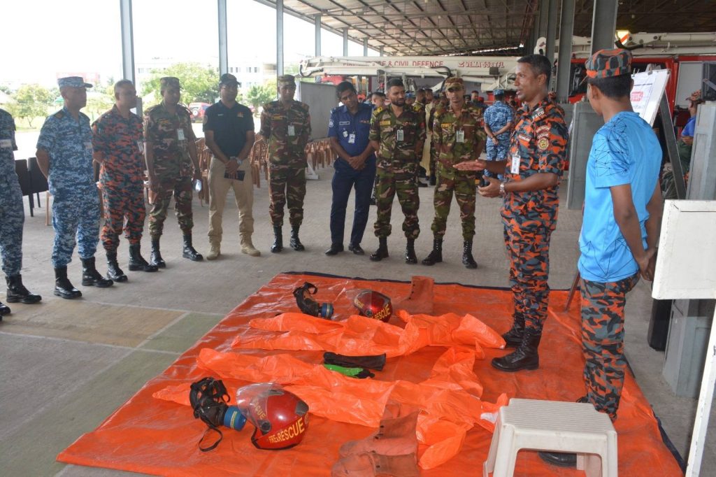 রাসায়নিক দুর্যোগ মোকাবিলায় সশস্ত্র বাহিনীর সিডিআরটির যৌথ অনুশীলন সমাপ্ত