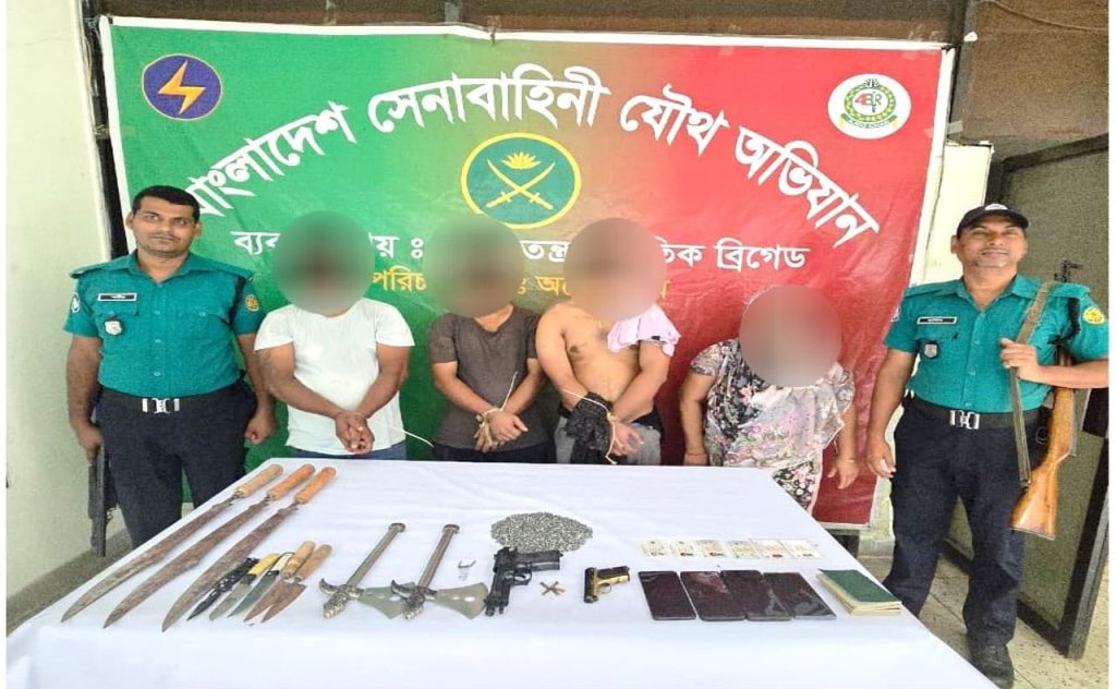 যৌথ বাহিনীর অভিযানে এক সপ্তাহে সারাদেশে গ্রেফতার ১৩১ জন