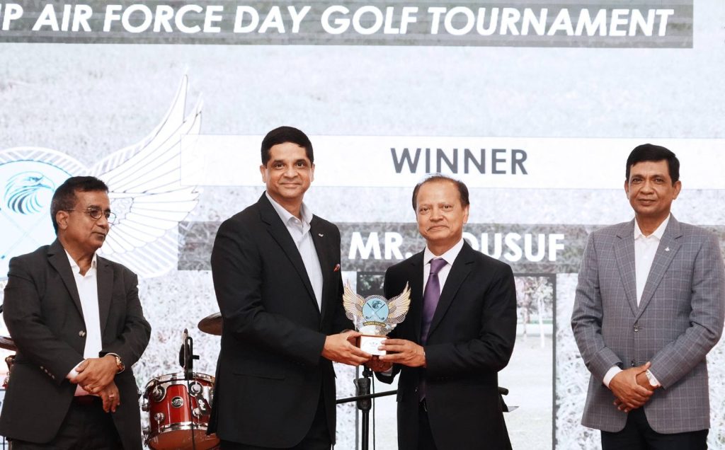 কুর্মিটোলায় সমাপ্ত হলো ১ম ওয়েস্টার্ন গ্রুপ এয়ারফোর্স ডে গলফ টুর্নামেন্ট-২০২৫