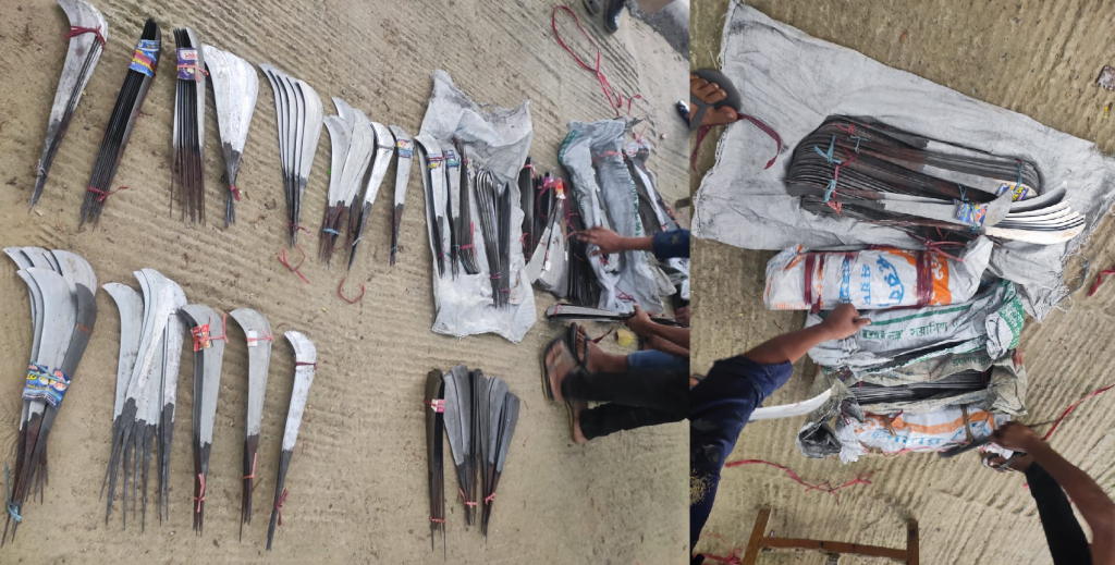 ইউপিডিএফের পরিকল্পনা ভেস্তে দিল ৪১ বিজিবি, খাগড়াছড়িতে আনার পথে বিপুল দেশীয় অস্ত্র উদ্ধার