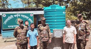 রাঙামাটির দুর্গম বিমাছড়া পাড়ায় বিশুদ্ধ পানির ব্যবস্থা করল সেনাবাহিনী